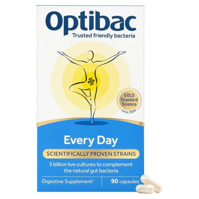 Optibac Probiotics Every Day supplement 90 capsules, imported from the UK