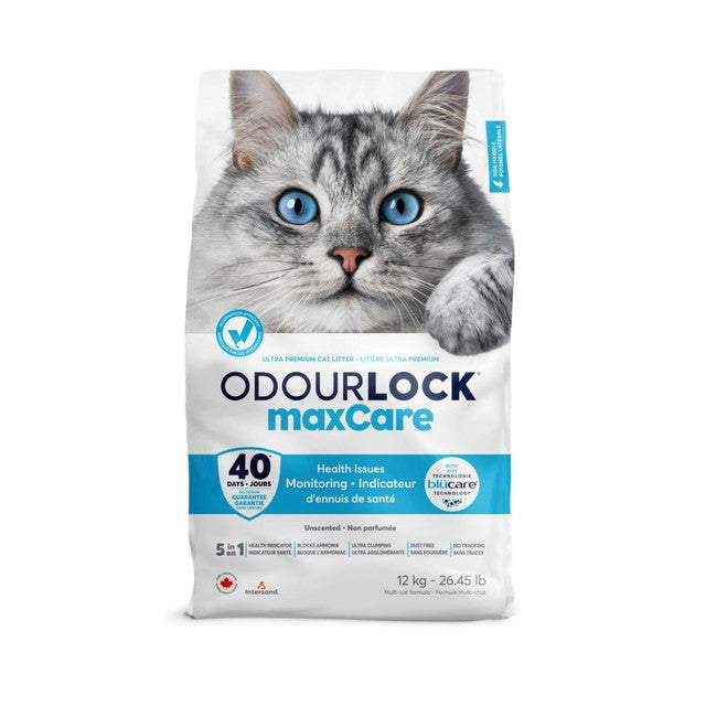 Intersand OdourLock maxCare cat litter 12kg, UK version