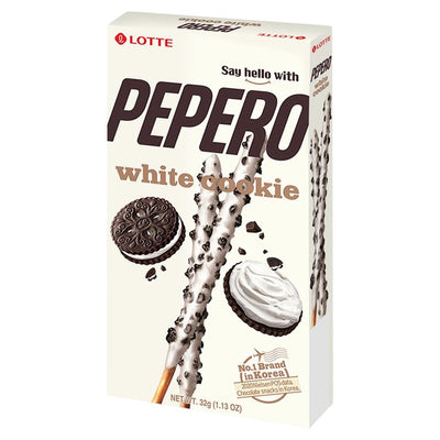 M&S Lotte Pepero White Cookie Biscuit Sticks 32g- Buy online at McGrocer