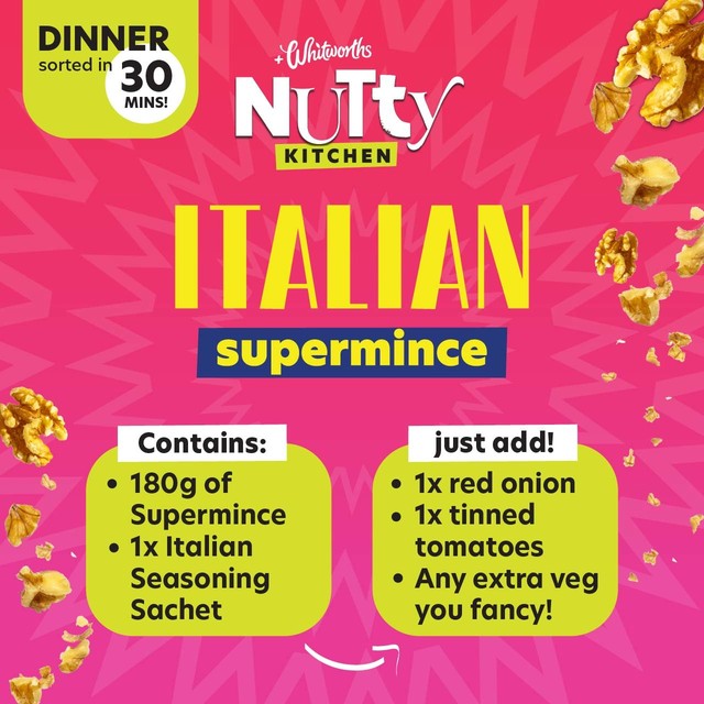 Whitworths plant based Italian mince 200g (British brand)