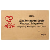 Big K restaurant grade barbecue charcoal briquettes 10kg - British product