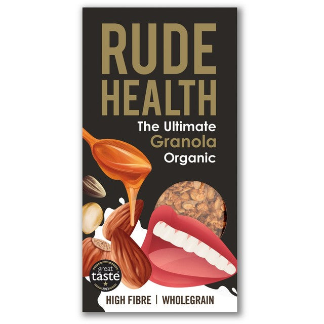 Rude Health Ultimate Granola 400g, imported from the UK
