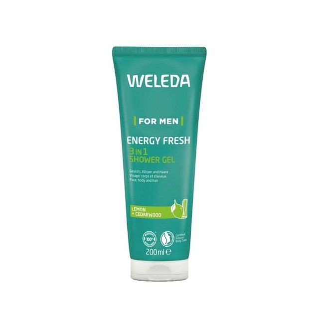 Weleda Men's Energy Fresh shower gel 200ml (British brand)
