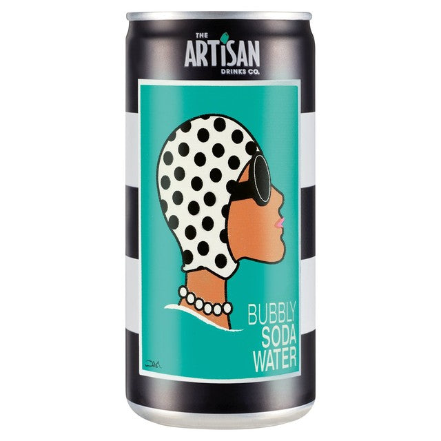 Artisan Drinks Co Bubbly Soda Water 6 x 200ml - British product