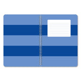 Nuco A4 notebook with blue stripe design, 160 pages, imported from the UK