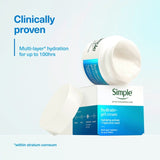 Simple Hydrate+ Gel Cream facial moisturiser 50ml (British brand)