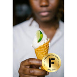 Mama Dolce banana and lime ice cream 500g, imported from the UK