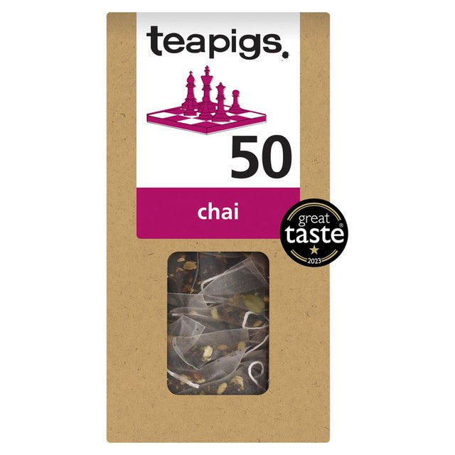Teapigs chai tea bags 50 pack (British brand)