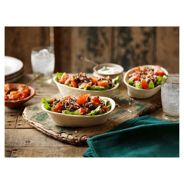 Old El Paso smoky BBQ taco kit with soft tortillas and sauce, 350g, imported from the UK