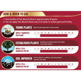 Westland Fish Blood and Bone All Purpose Plant Food 1.5kg (British brand)