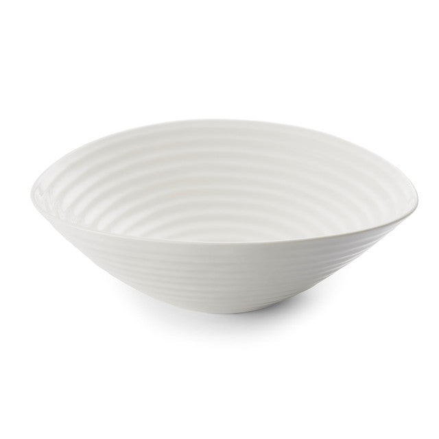 Portmeirion white porcelain salad bowl 33cm (British brand)