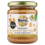 Biona Organic Hi Oleic Super Crunchy Peanut Butter 250g - British product