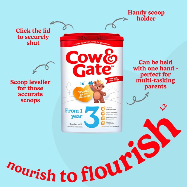 Cow & Gate Stufe 3 Kleinkindmilchformel 800g - Britisches Produkt