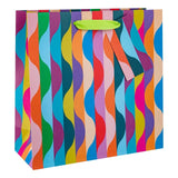M&S wavy stripe groovy gift bag medium, UK version