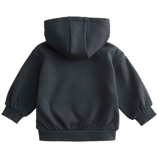 M&S Tommy zip-up hoodie in charcoal for 0-3 months, imported from the UK