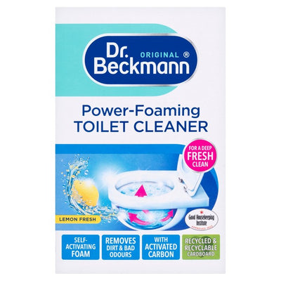 M&S Dr. Beckmann Power Foaming Toalettrens Lemon Pulver Toalettrens 3 x 100g- Kjøp online på McGrocer