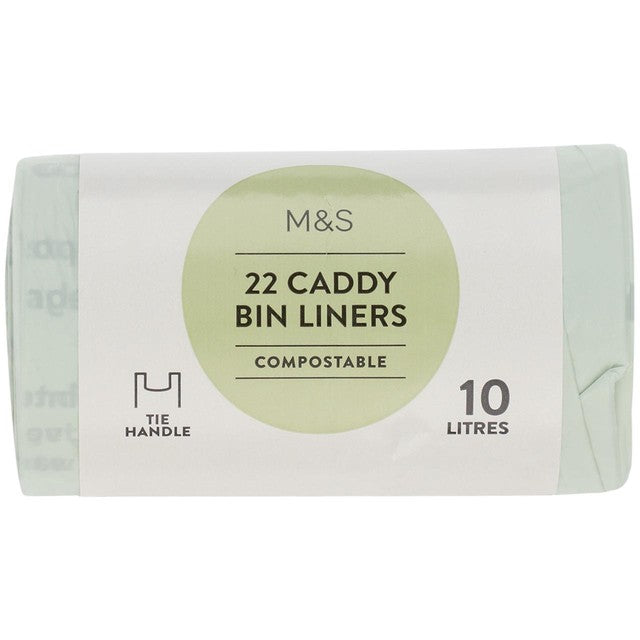 M&S Caddy Liners 22 Pack 10L, imported from the UK
