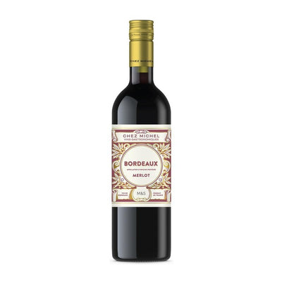 M&S M&S Bordeaux Merlot Red Wine 75cl- Buy online at McGrocer