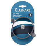 Culinare grey silicone egg ring 9cm diameter - British product