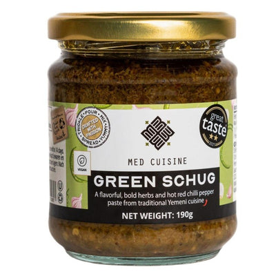 Med Cuisine Grønn Schug Sterk Pasta 190g