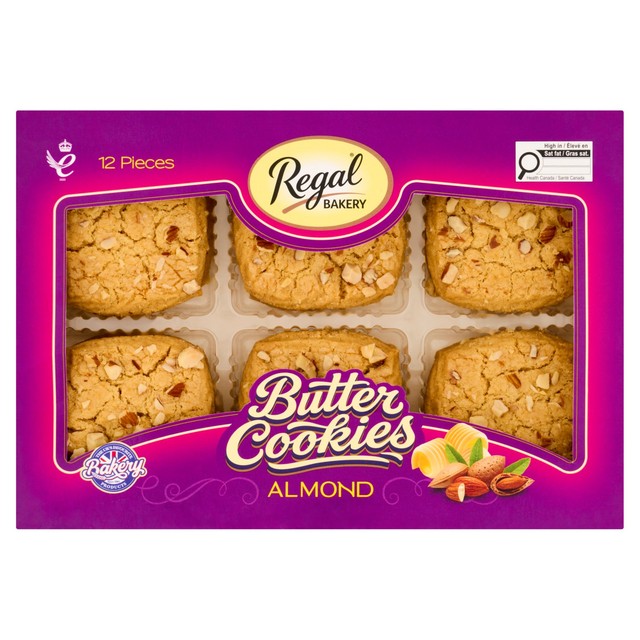 Regal almond butter cookies from the UK - British product