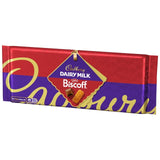 Cadbury Dairy Milk Biscoff chocolate bar 350g - British product