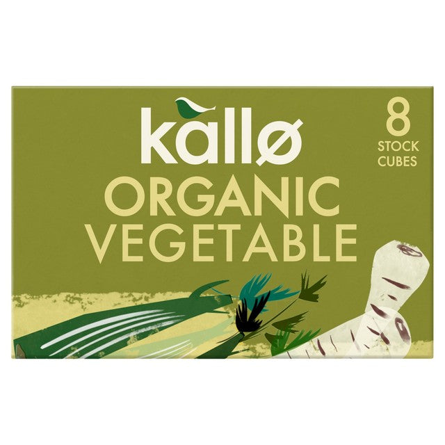 Kallo organic vegetable stock cubes 8 x 11g, UK version