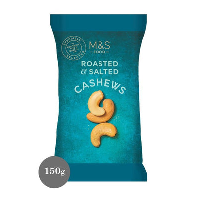 M&S M&S Roasted & Salted Cashew Nuts 150g- Buy online at McGrocer