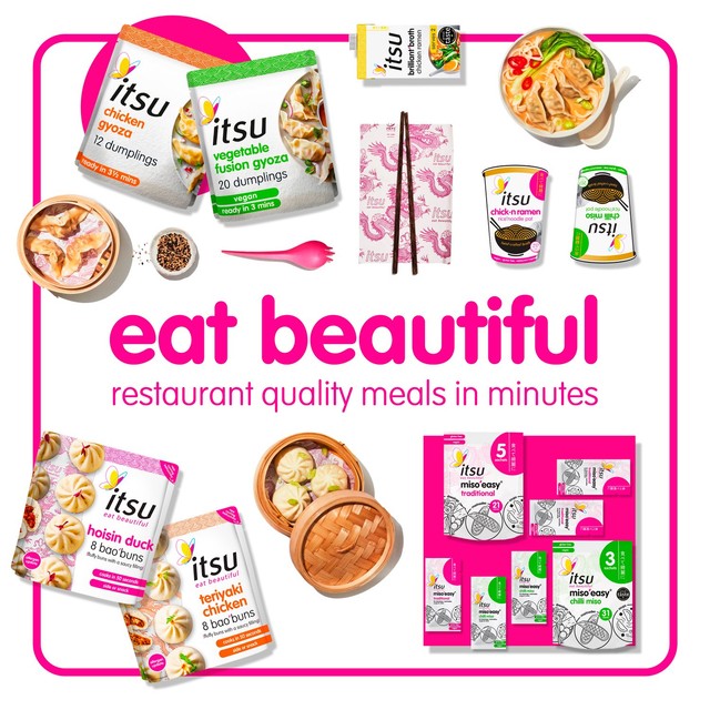 Itsu sea salt crispy seaweed thins bag, imported from the UK