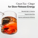 MISSION Energise Green Tea Bags with cocoa nibs and ginger 15 Bags, imported from the UK