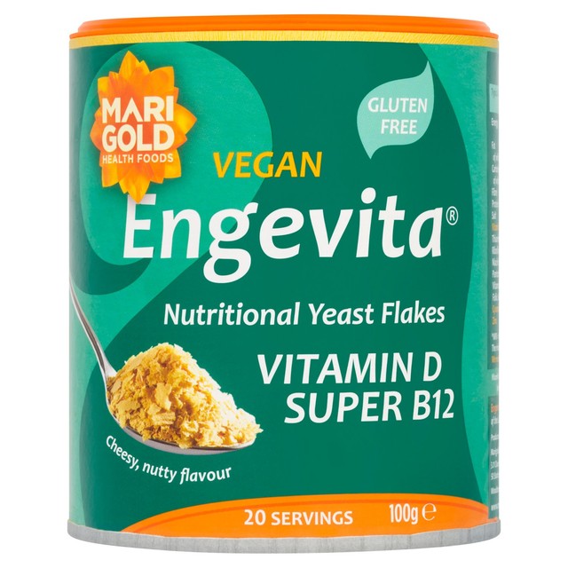 Marigold Health Foods yeast flakes Vitamin D 100g imported from the UK