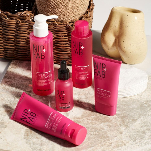 Nip+Fab Salicylic Acid Fix Facial Exfoliating Scrub 75ml, imported from the UK