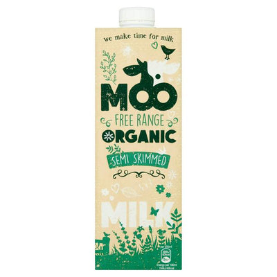 Moo Langtidsholdbar Økologisk Melk Lett 1L