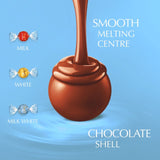 Lindt Lindor milk and white assorted chocolate truffles box (British brand)