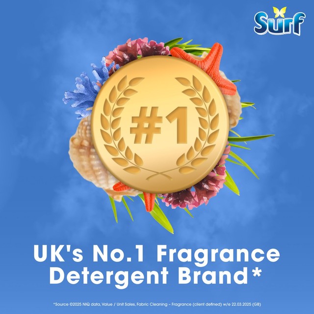 Surf Deep Sea laundry detergent capsules 51 washes (British brand)