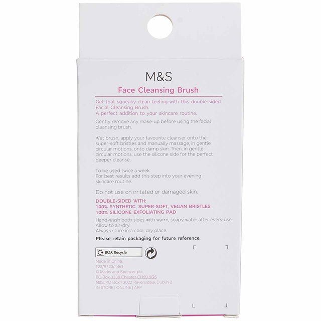 M&S Bloom Accessories Squeaky Clean Facial Cleansing Brush, imported from the UK