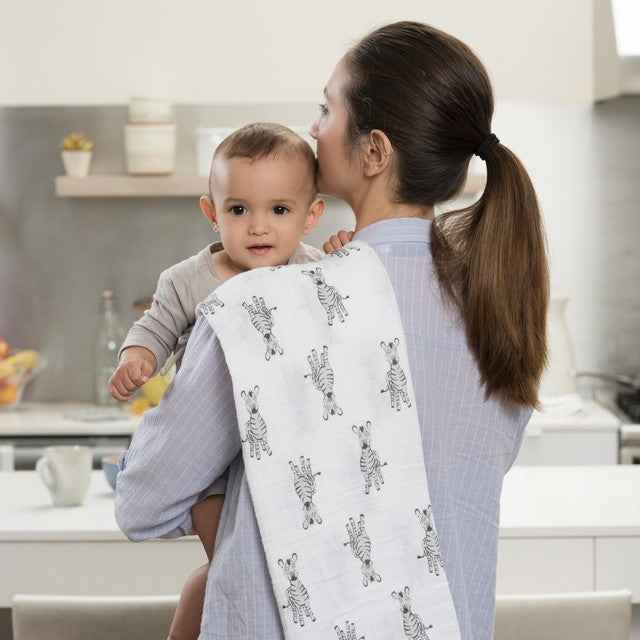 Aden + Anais Safari Babes muslin swaddle blanket 112x112cm - British product