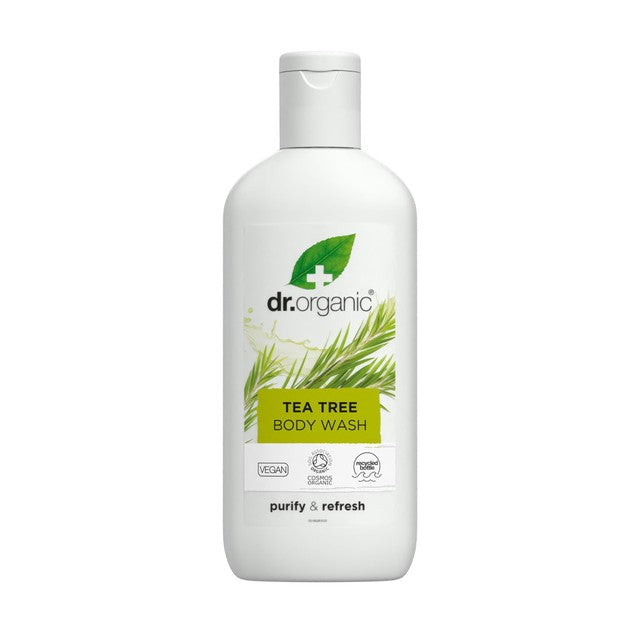 Dr Organic tea tree body wash 250ml - British product