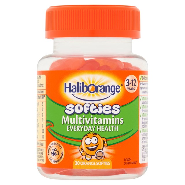 Haliborange Kids Multivitamin Orange Gummies 30 Softies, UK version