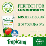 Tropicana Kids Pressed Apple Juice 4 x 150ml cartons (British brand)