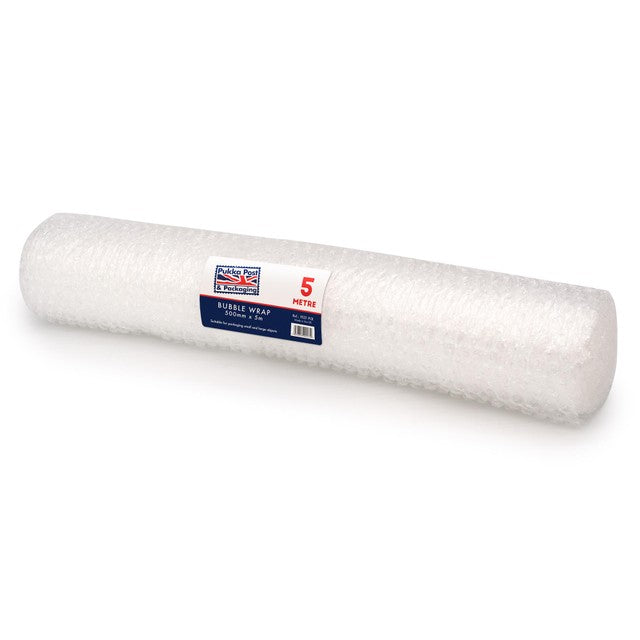 Pukka Pads bubble wrap 500mm x 5m, imported from the UK