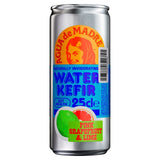 Agua de Madre water kefir pink grapefruit and lime can, imported from the UK