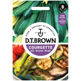Mr Fothergills Seeds courgette seeds All Green Bush 20 seeds, imported from the UK