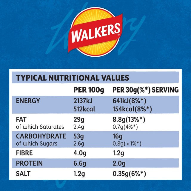 Walkers Cheese & Onion crisps 150g (British brand)