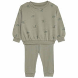 M&S khaki leggings outfit 0-3 months, imported from the UK