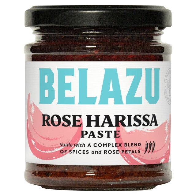 Belazu Rose Harissa Paste 170g, imported from the UK