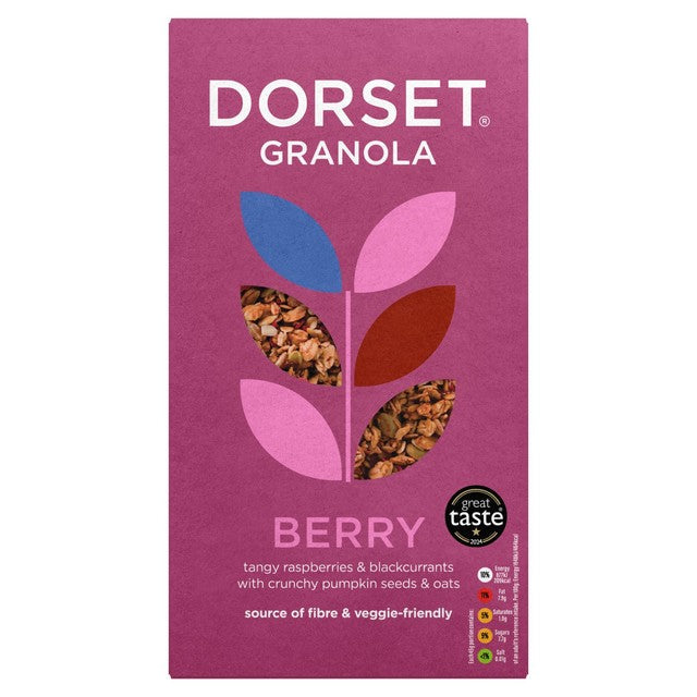 Dorset Cereals berry granola breakfast cereal, UK version