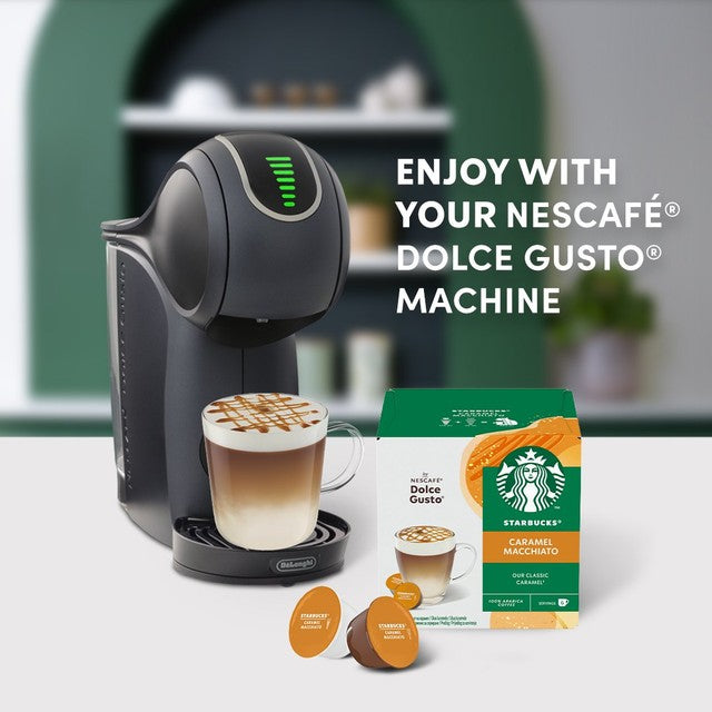 Starbucks Caramel Macchiato coffee pods for Dolce Gusto (British brand)