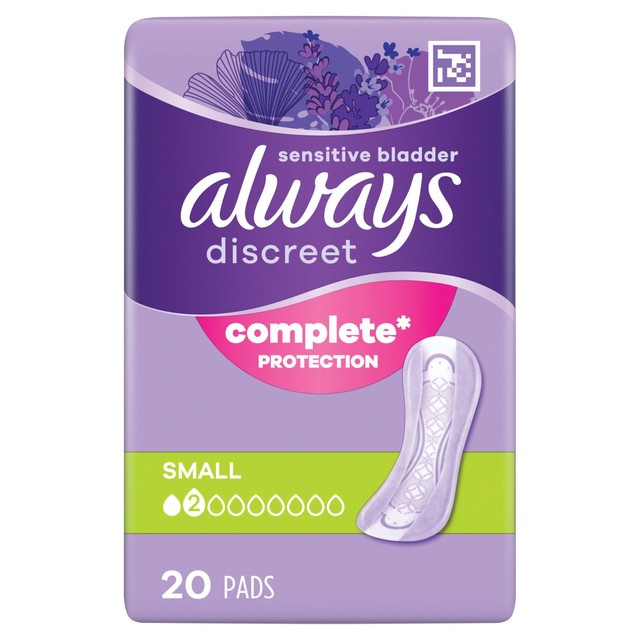 Always Discreet Incontinence Pads Small - British product