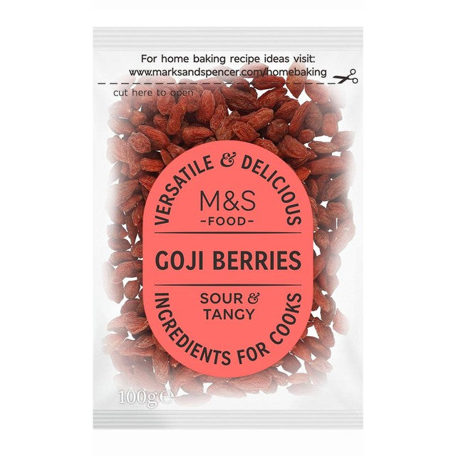 M&S dried goji berries 100g, imported from the UK